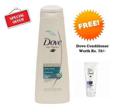 Dove Shampoo Daily Shine, 340 ML