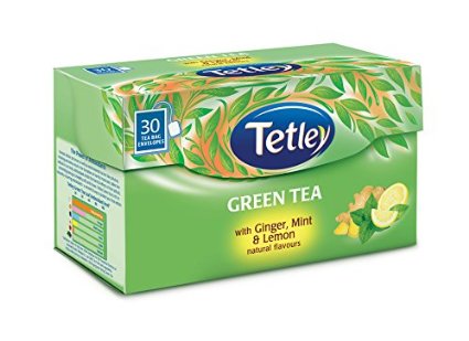 Tetley Ginger Mint Lemon Tea Bags- 30 Units