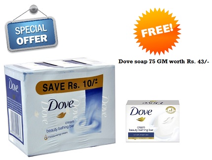 Dove Soap Moisturizing Cream, Pack OF 3 U X 100 GM