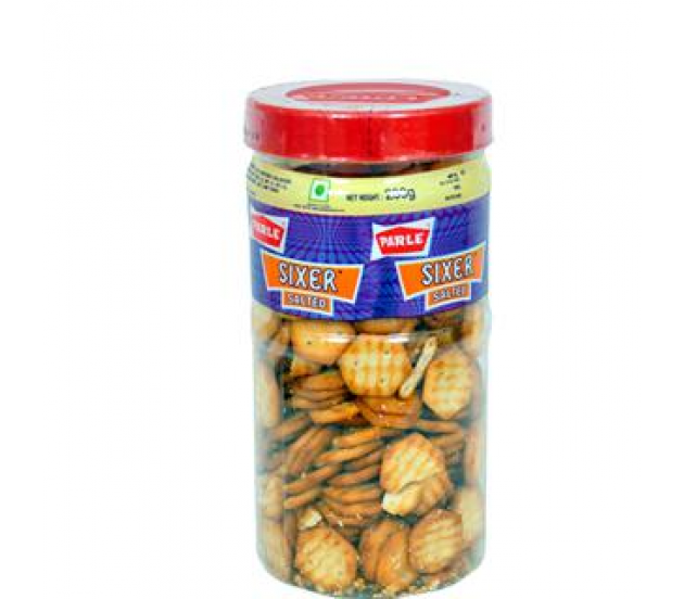Parle Biscuits Sixer Salted, Jar